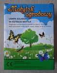 Lampa solarna w kształcie motylka
