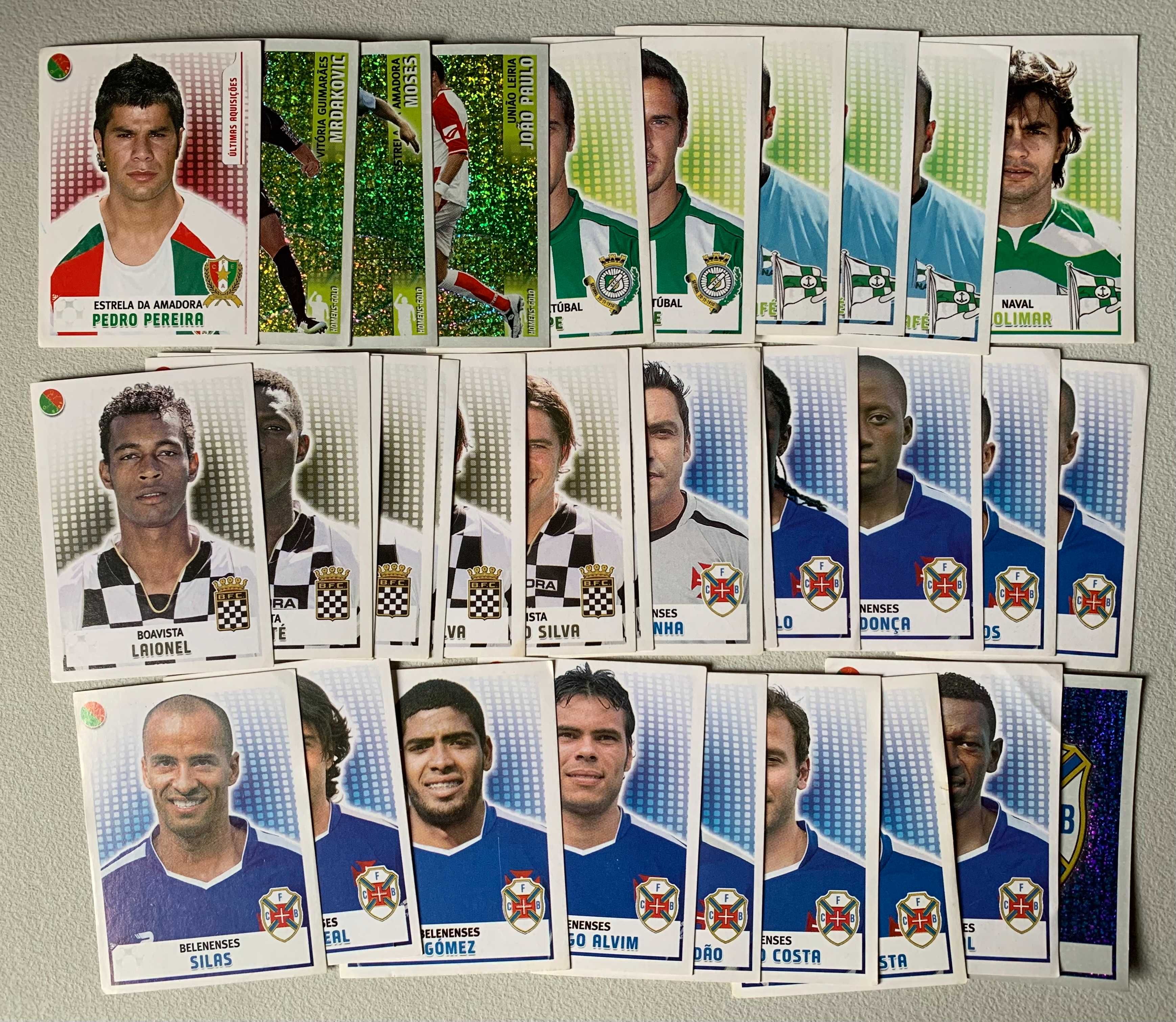 33 Cromos Futebol 2007/2008 [números na descrição]