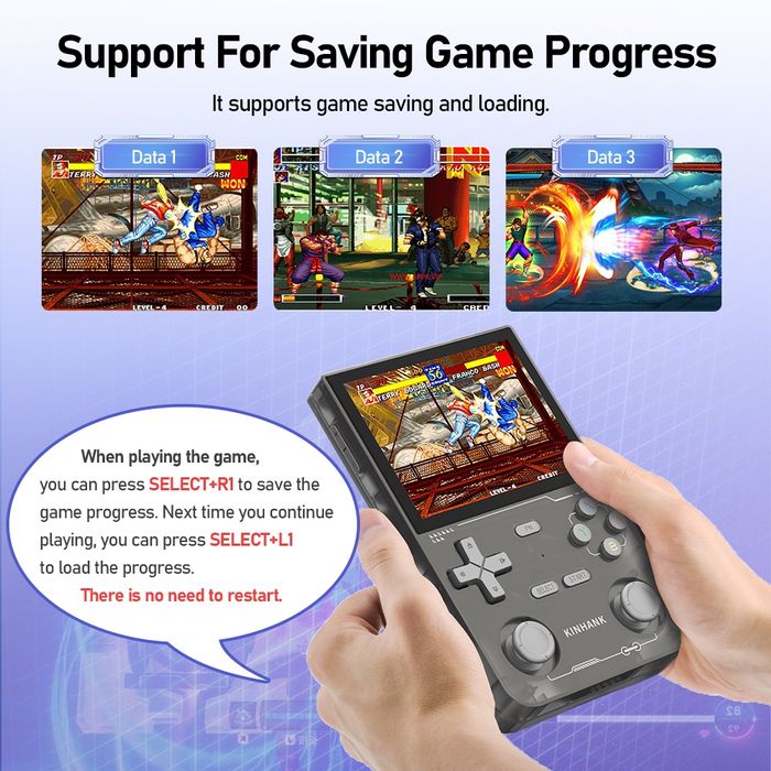 Khank K36 videogame portátil,16000 jogos, emulador para ps1/psp etc...