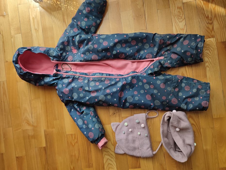 Шапка зимова + хомут 1,5-3років