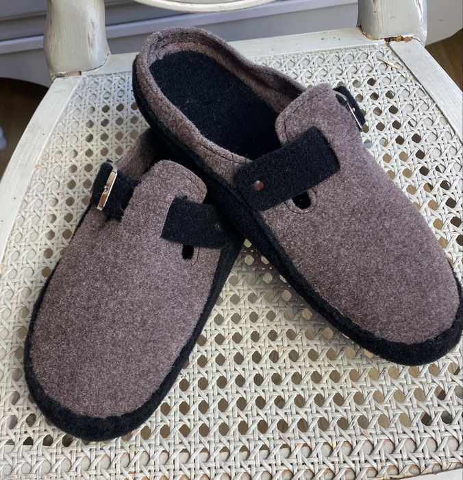 Капці чоловічи фетрові домашні тапочки