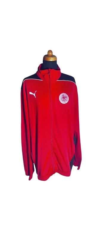 Świetna bluza męska rozpinana czerwona puma sportowa XL