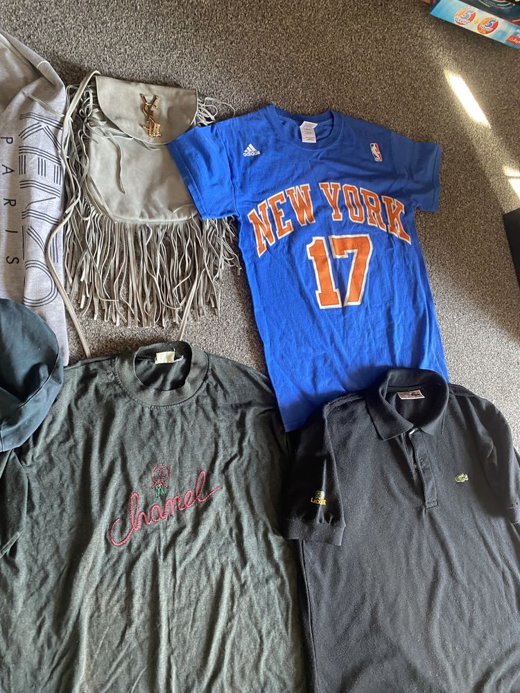 Zestaw Edhardy Emporio Ysl Channel Nike Lacoste Adidas Kenzo Ubrania
