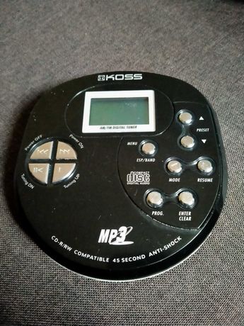 CD MP3 плеер KOSS CDP4000-4 с радио, раритет 2002г., не работает