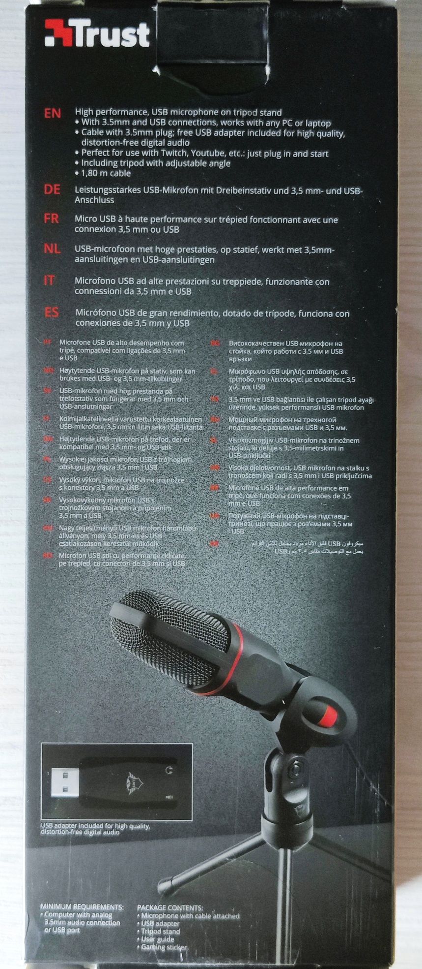 Mikrofon Trust Mico GXT 212