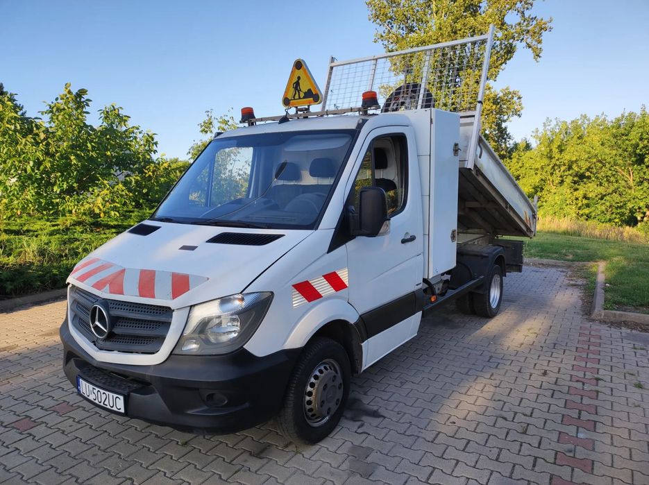 Mercedes-Benz Sprinter  Mercedes-Benz Sprinter 514 wywrotka na bliźniaku nawigacja kamera