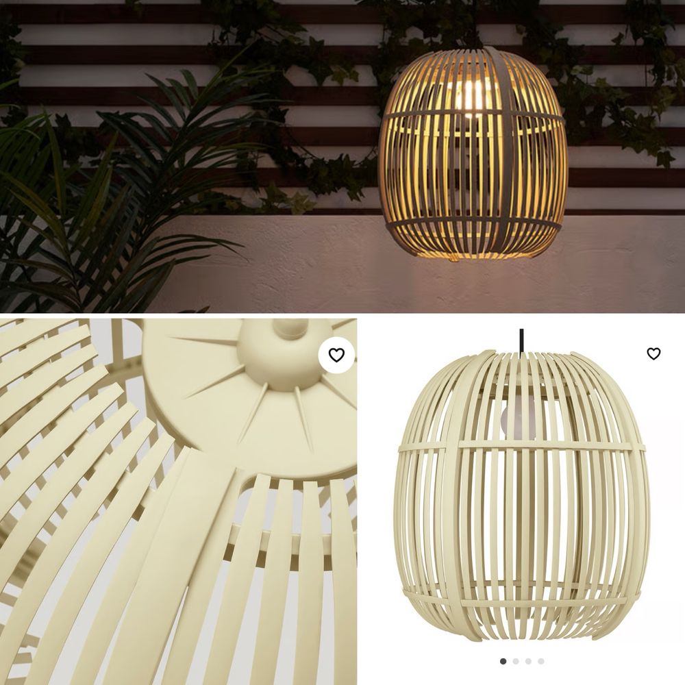 IKEA SOLVINDEN lampa wiszaca led 37 cm
