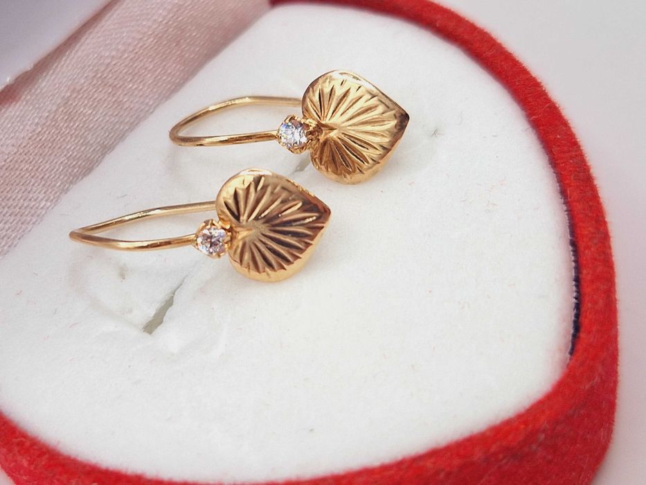 Złote kolczyki próby 585 (14K)