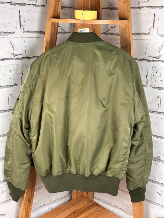 Чоловічий двосторонній бомбер Alpha Industries Ma-1 олива L/XL