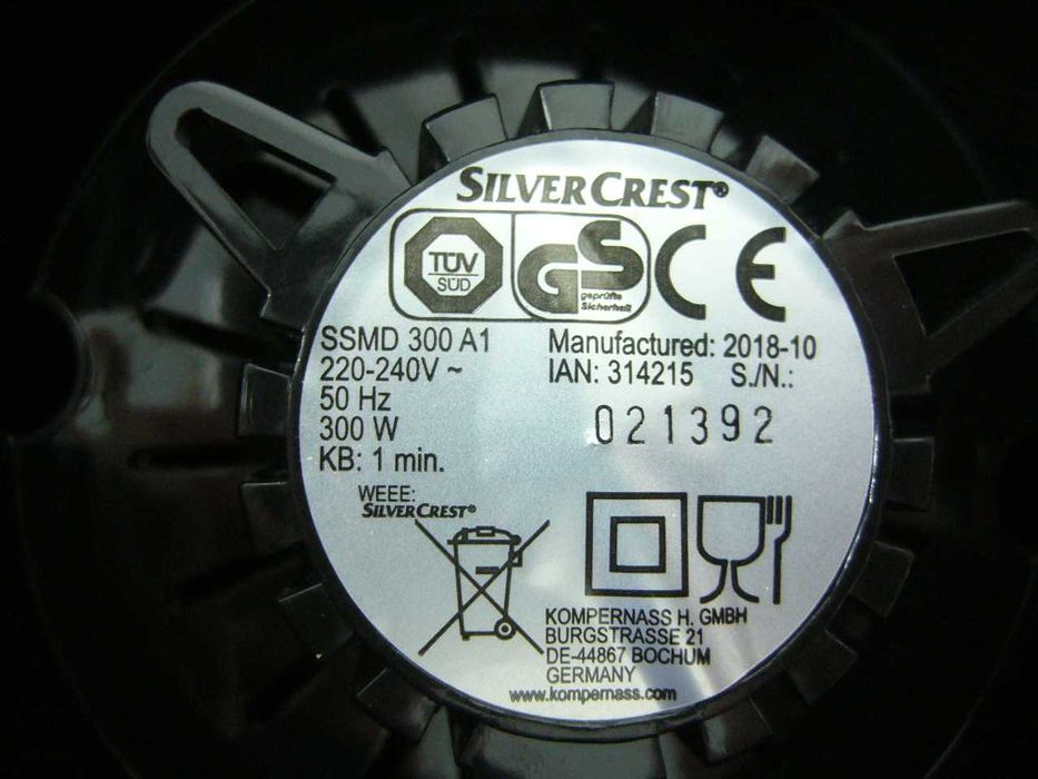 Blender SilverCrest SSMD 300 A1 - napęd