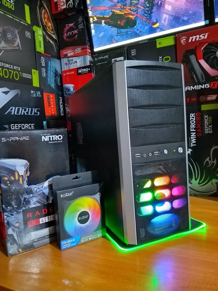 Rx470 4 гб Игровой системный блок,пк,компьютер.GTA.WOT,RDR