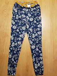 Spodnie getry NEXT w kwiaty legginsy XS S