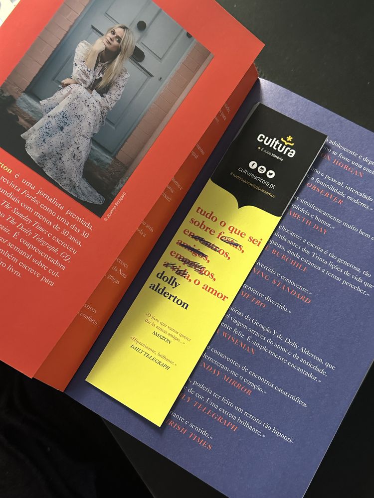 Livro “Tudo o que sei sobre o amor” de Dolly Alderton (PT)