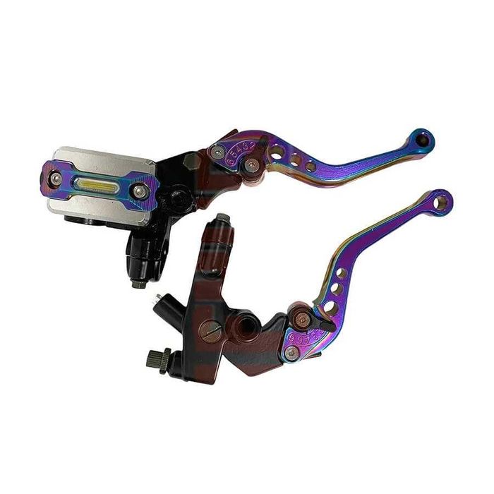 Manetes de travão e embraiagem ajustáveis universais 22 mm