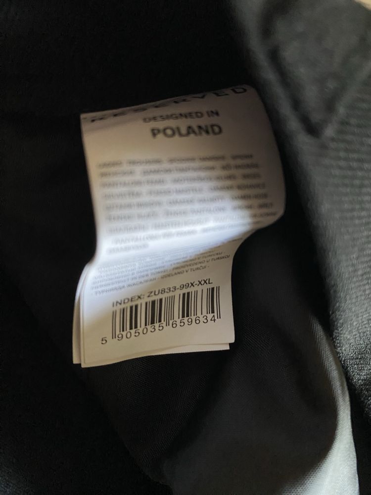 Reserved spodnie damskie XXL czarne nowe