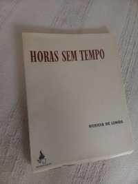 Merícia de Lemos Horas Sem Tempo poesia 1.ª Edição