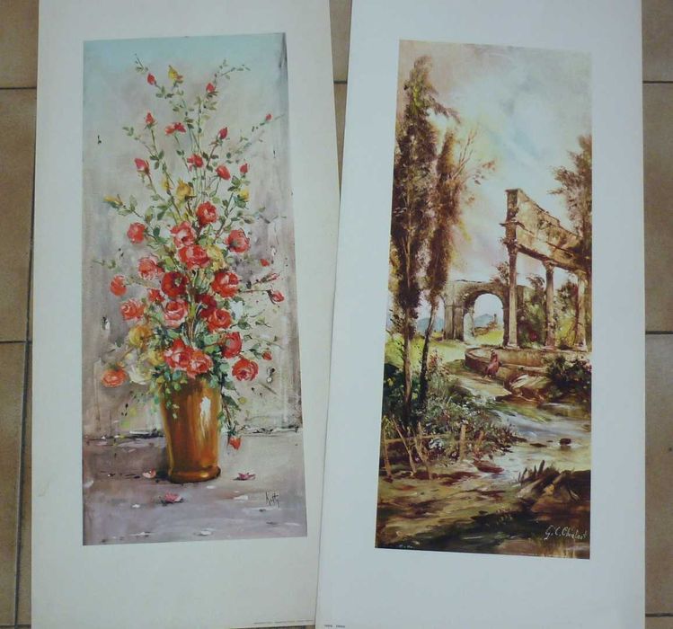 Gravuras diversas com várias medidas / Beautiful prints from the 70s