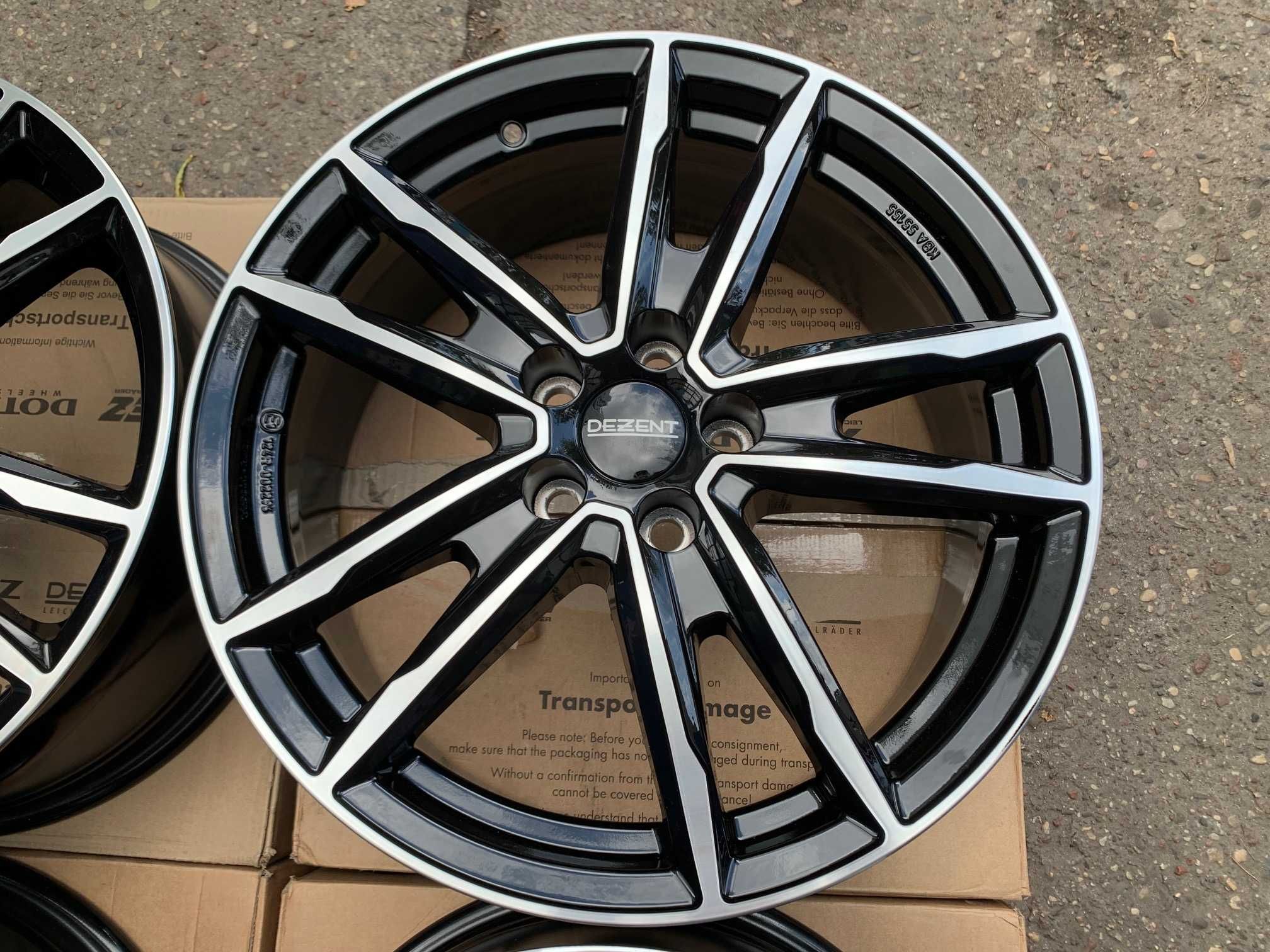 4x felgi DEZENT KF dark 18 rozstaw 5x108 ET 49 PEUGEOT 5008 CITROEN C5