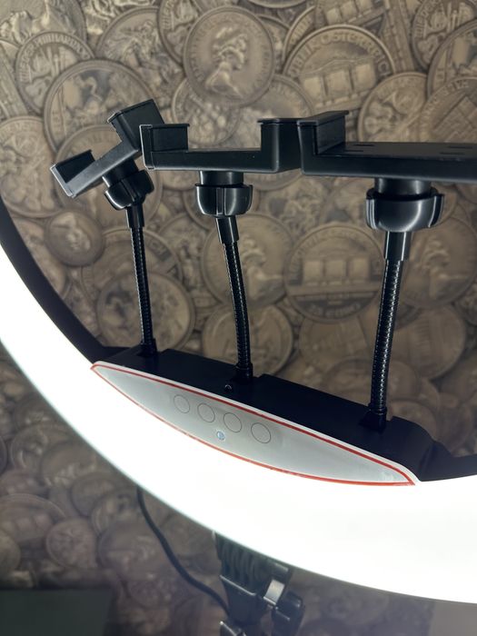 Профессиональная кольцевая LED лампа RL-21 54 cм 2Х с штативом 2 м