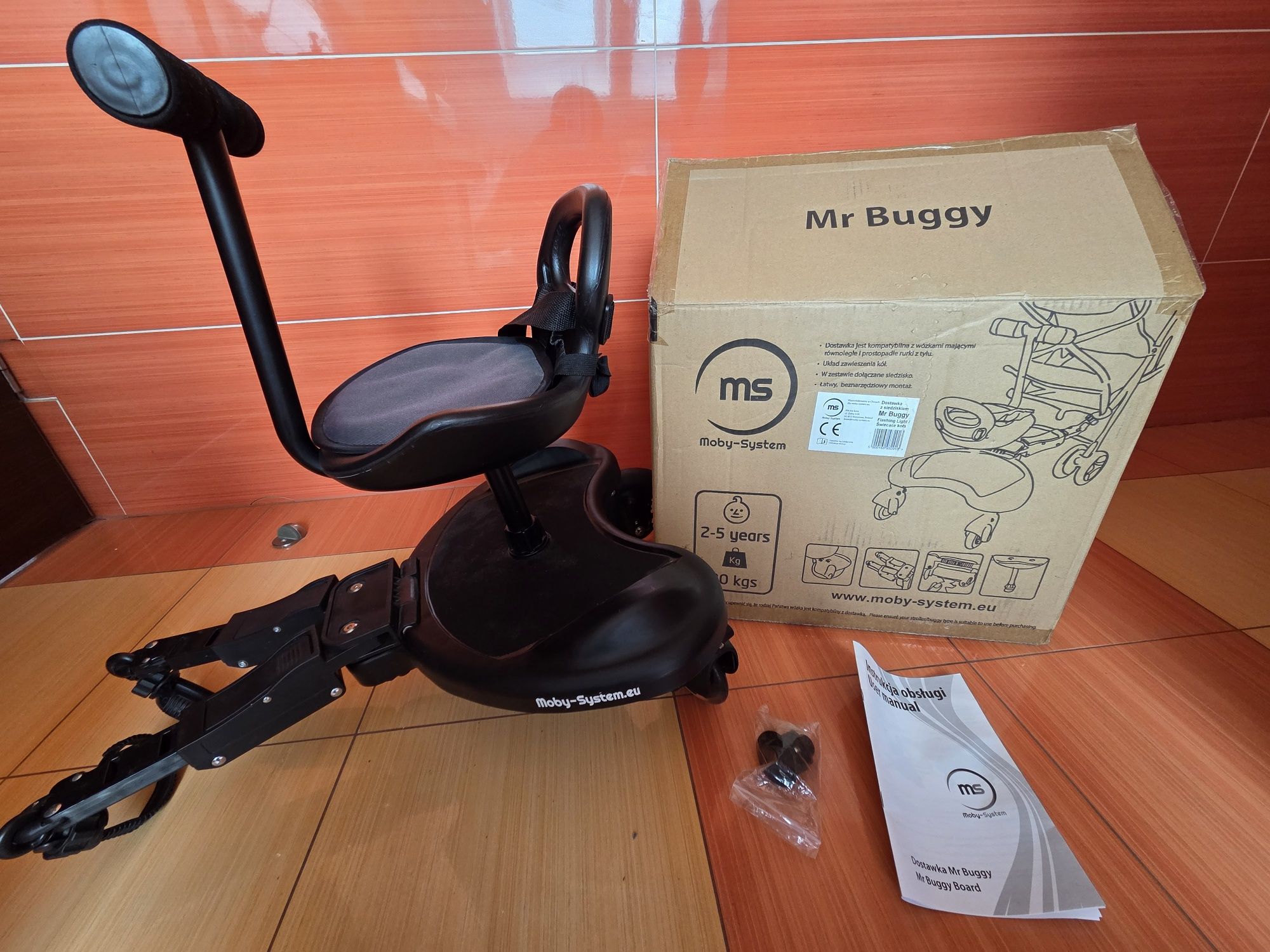 Mr. Buggy 2 w 1 dostawka do wózka uniwersalna