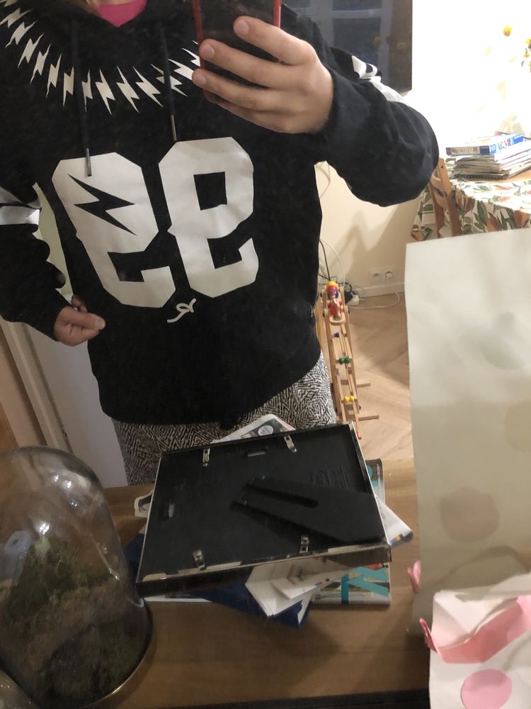 Bluza z kapturem błyskawica XL