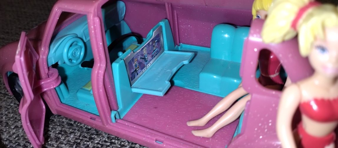 2 Polly Pocket com carro