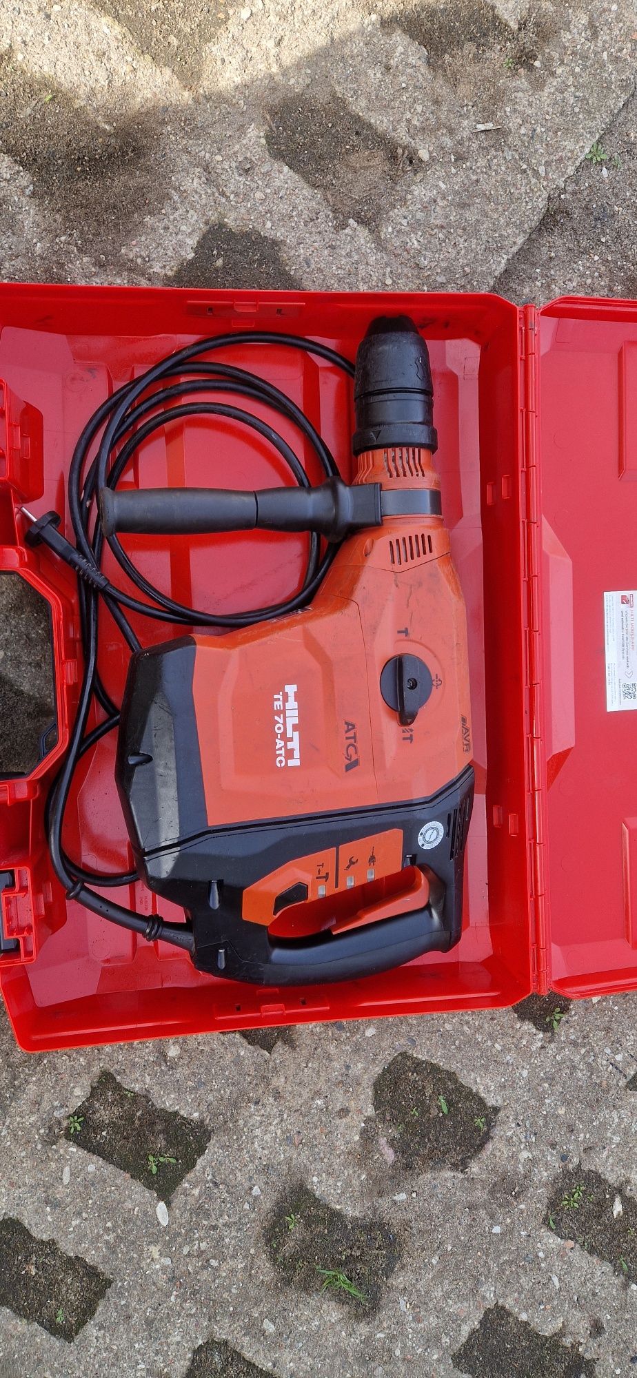 Sprzedam mlottwiertarkę hilti te70-avr stan oceniam na bardzo dobry