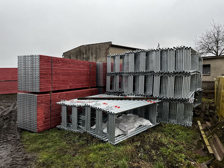 Rusztowanie ramowe elewacyjne Plettac nowe 5200 m2