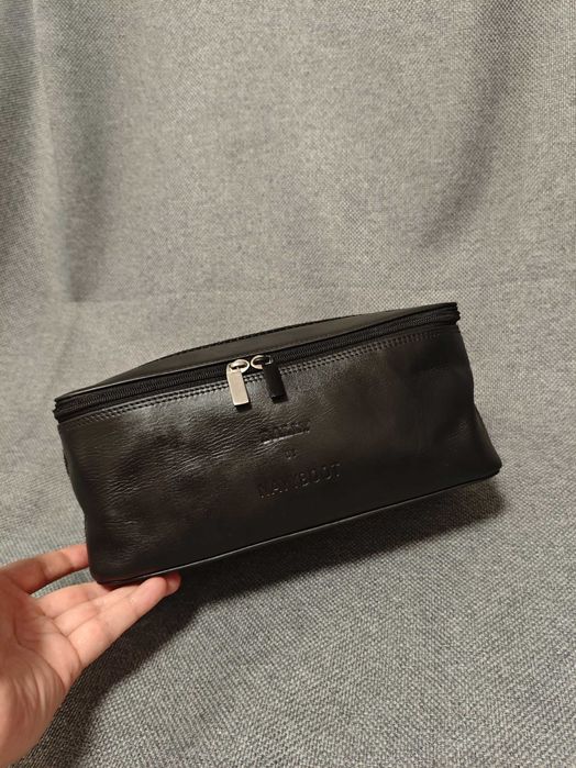 BALLY сумка чоловіча шкіряна чорна несесер косметичка дорожня барсетка