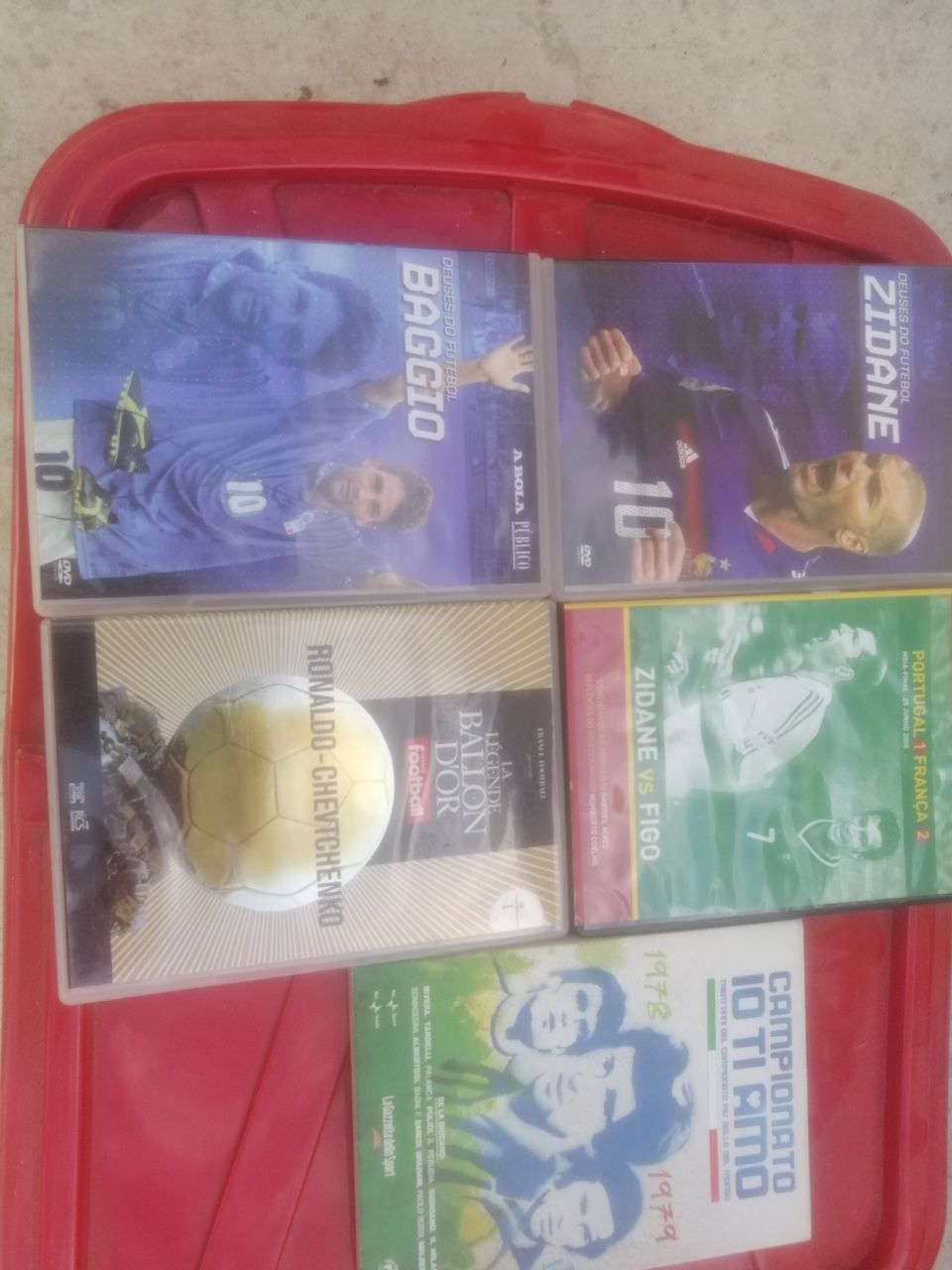 Conjunto DVD's futebol