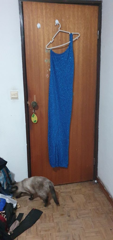 Vestido azul fresco