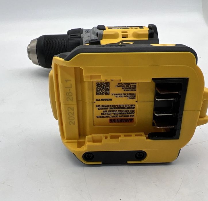 Акумуляторний безщітковий дриль-шуруповерт DEWALT DCD800P1 20V 90 Nm