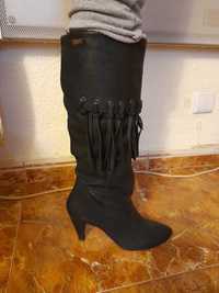 Botas pele natural