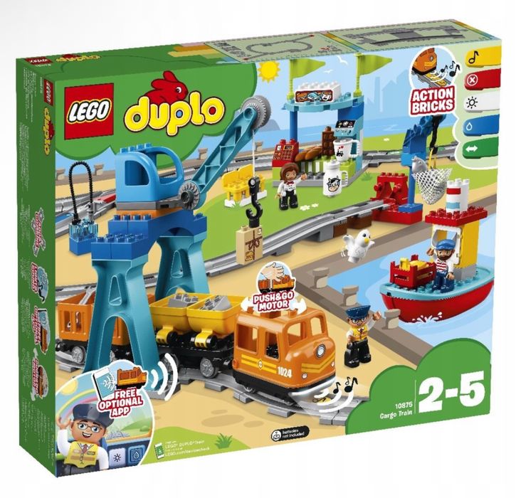 Okazja!LEGO 10875 DUPLO Pociag towarowy
