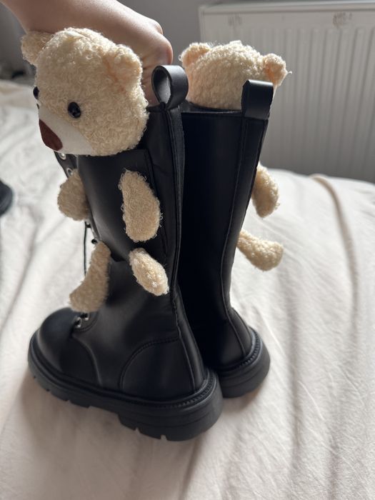 Nowe wysokie kozaki buty z misiem 30 hit