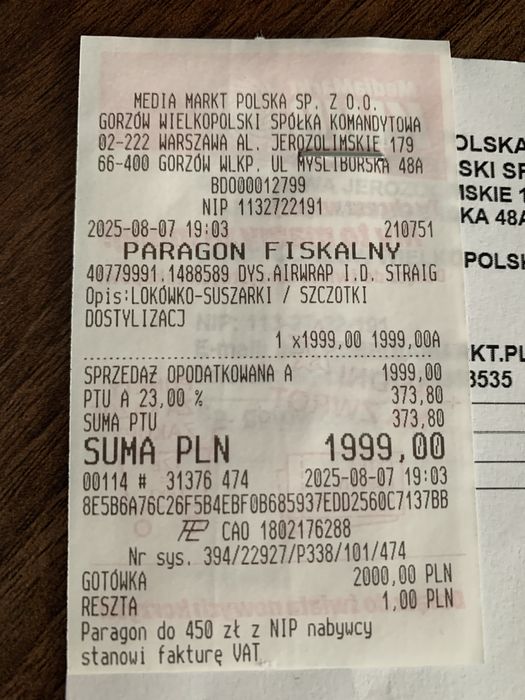 Dyson airwrap id straight+wavy