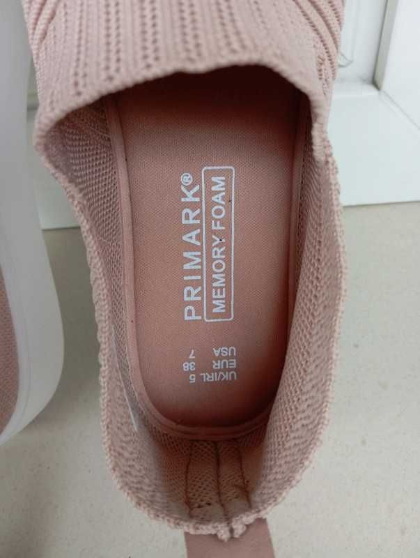 Nowe tenisówki buty Primark, Memory Foam, rozmiar 38