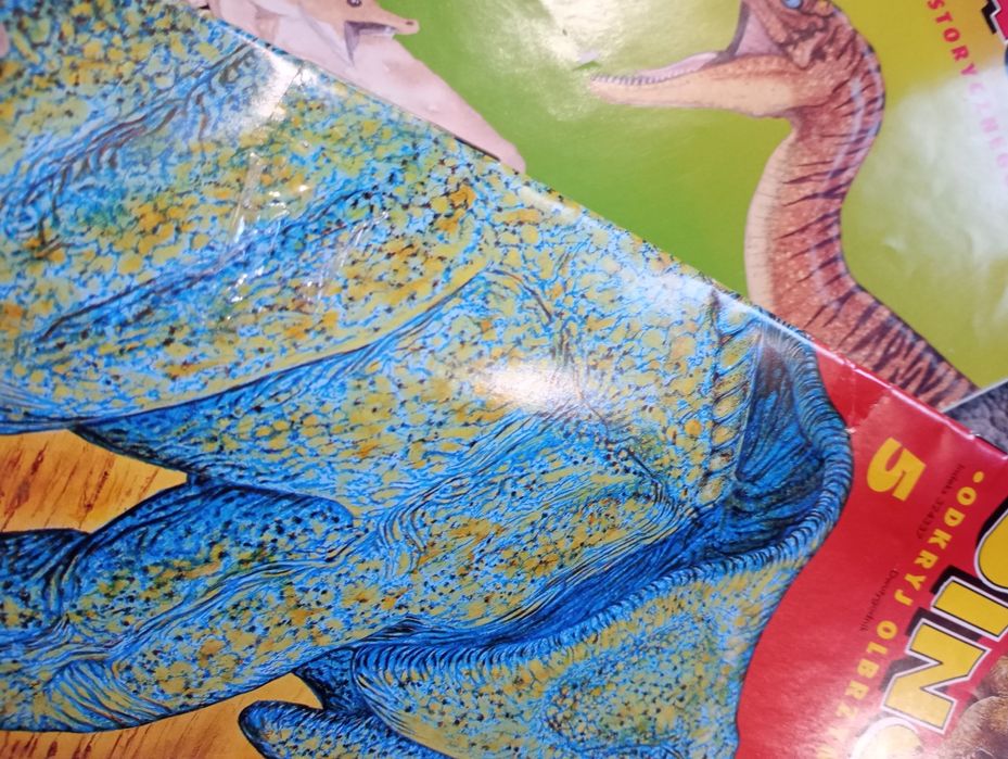 Dinozaury nr. 2,3,5,6,8 zestaw retro magazynów