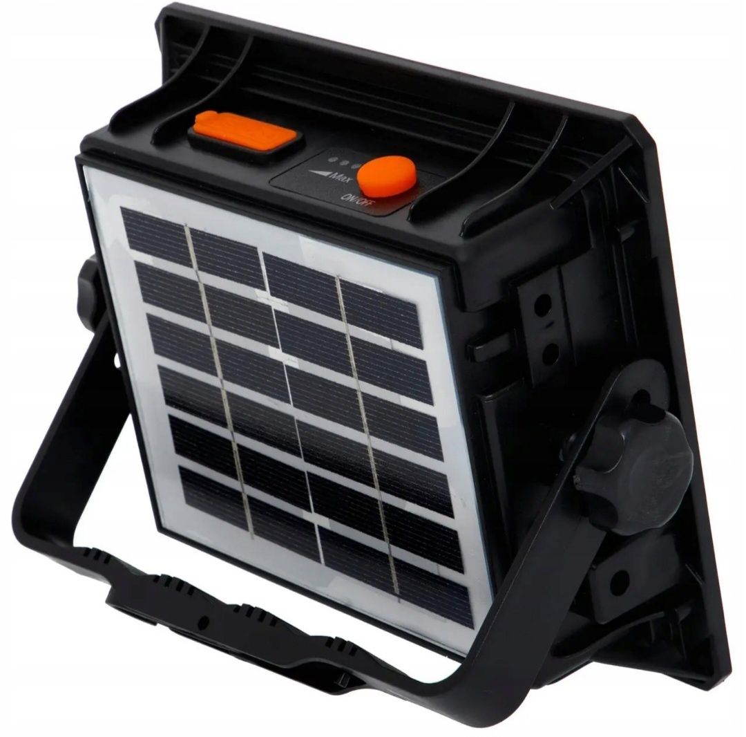 Lampa LED SMD Reflektor Solarna POWERBANK USB-C Akumulatorowa Halogen
