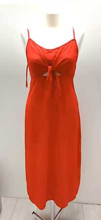 Nowa długa midi sukienka letnia cienka na ramiączkach XS S 34 36