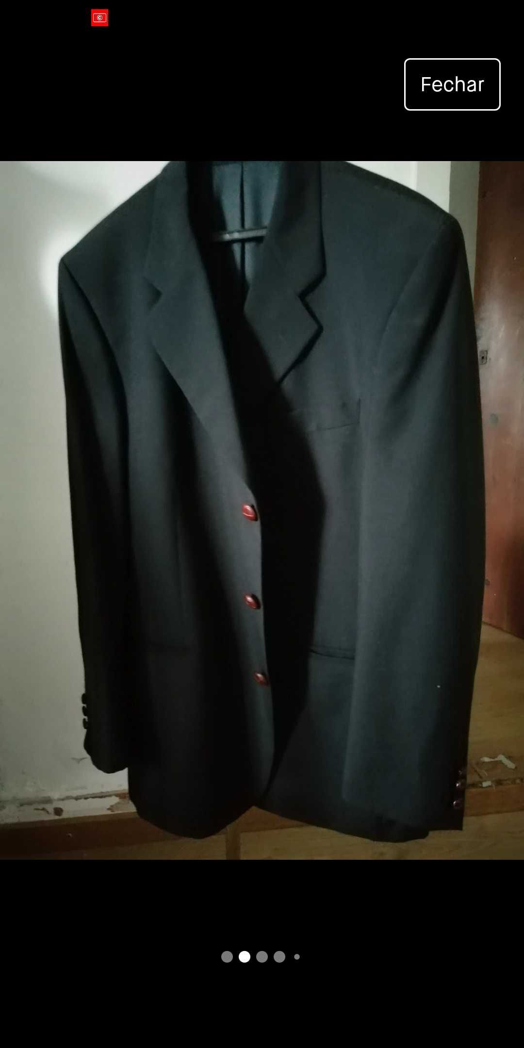 Blazer de homem, azul escuro tamanho 52