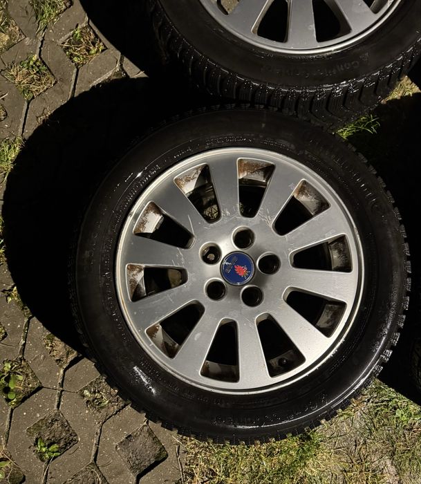 Felgi Saab 5x110 opony zima 205/55/16 93 95 Opel Vectra Alfa Romeo