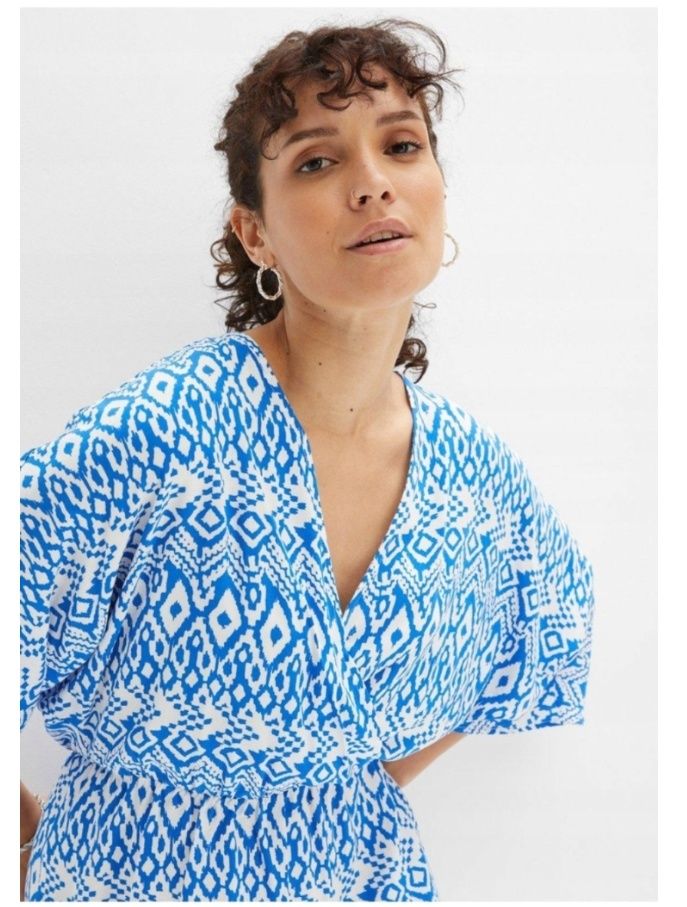 Nowa sukienka plus size 100% wiskoza 46 48 50 na wiosnę i lato