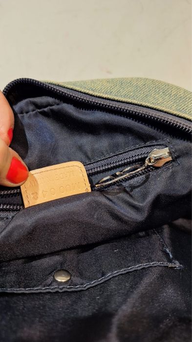 Torba dżinsowo-skorzana Dior