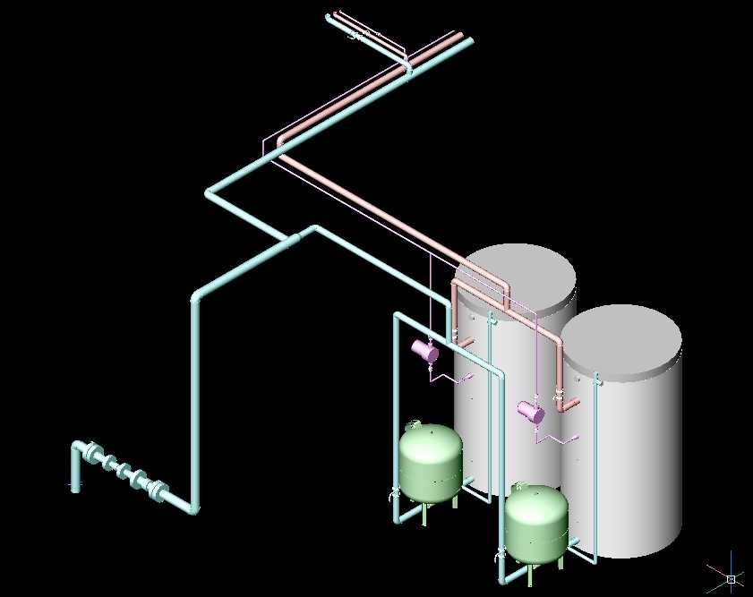 Projekt instalacji sanitarnych  ogrzewanie podłogowe  rekuperacja OZC