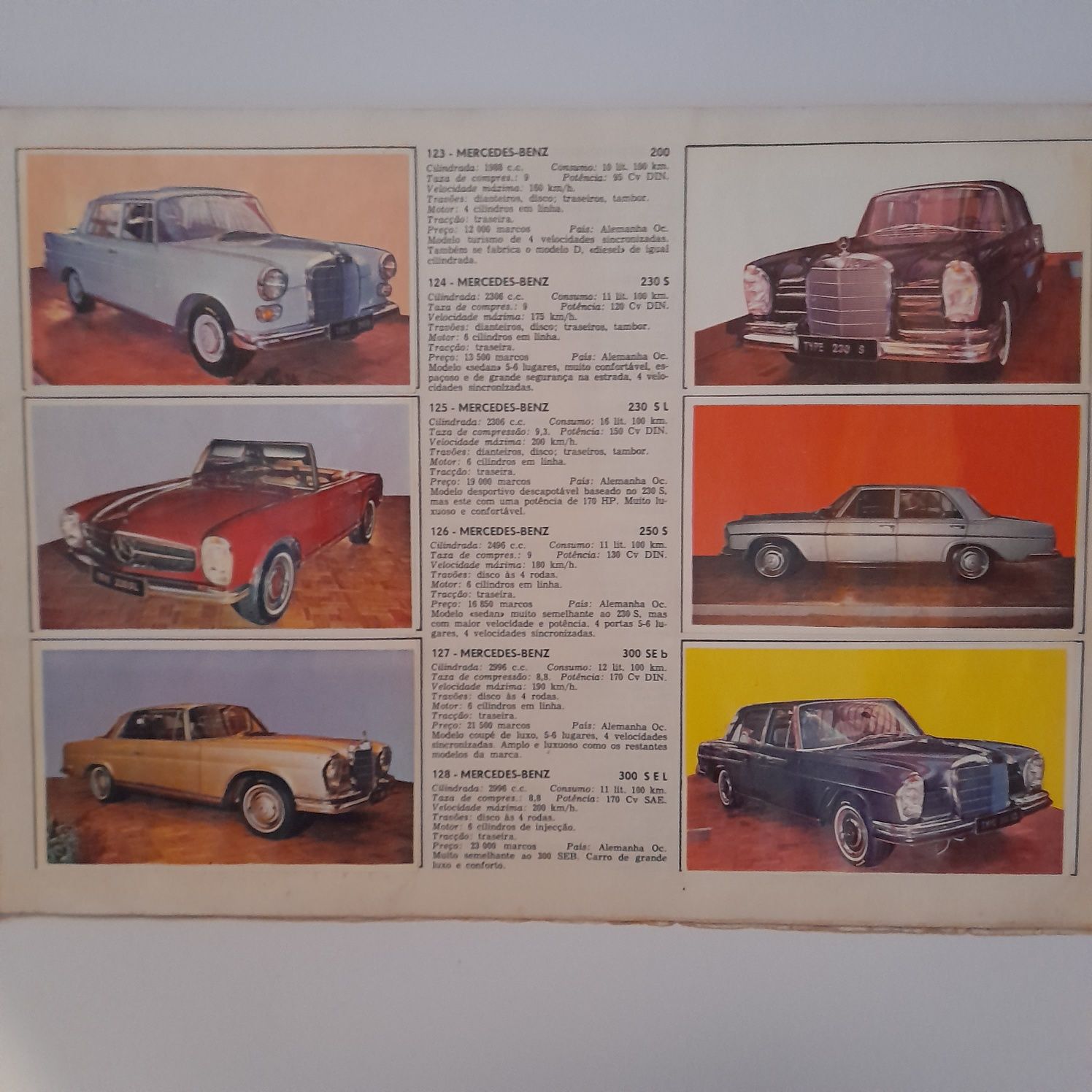 Caderneta de cromos Auto 1967.