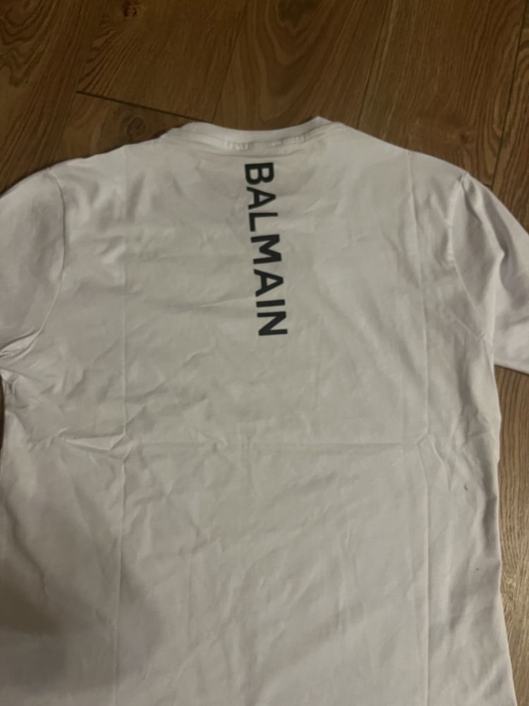 T-shirt meski balmain r. M biały
