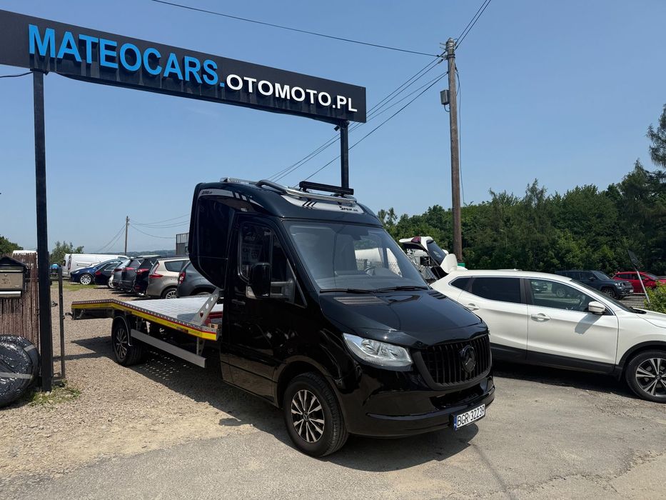 Mercedes-Benz SPRINTER  2.2 CDI 160km Auto Laweta Najazd Juzjade Sypialnia Klima Navi Iveco 35