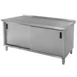 Stół gastronomiczny spawany z szafką Mega-M 150x60 stal nierdzewna