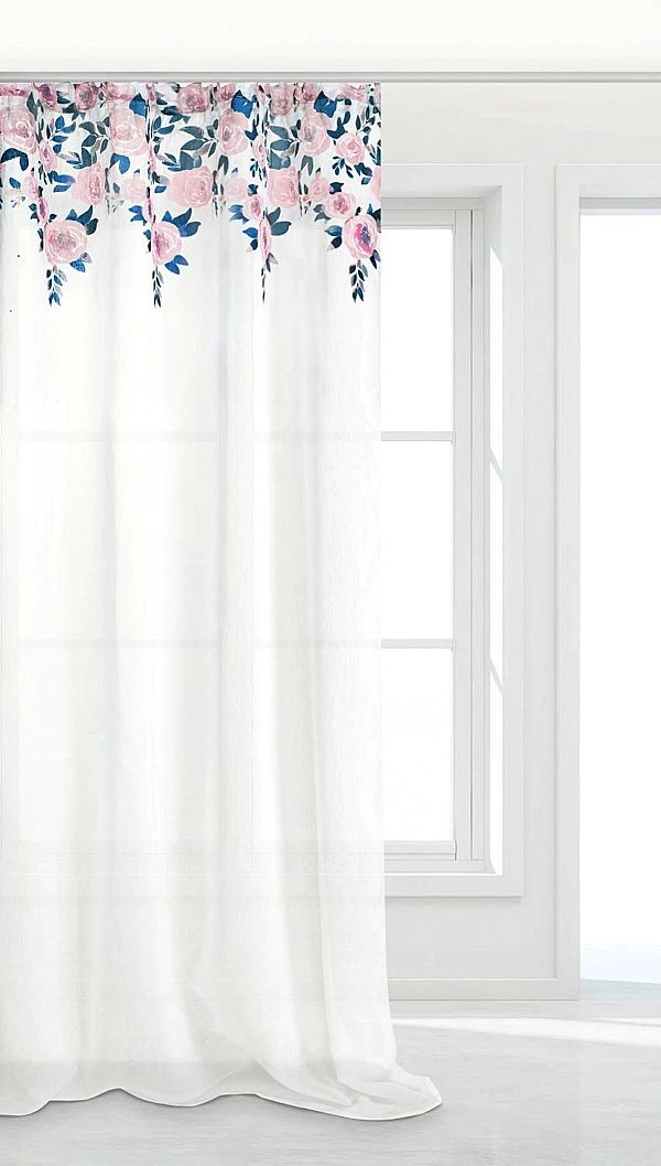 Firana 140x250 Okienna Dekoracyjna Rosally Taśma